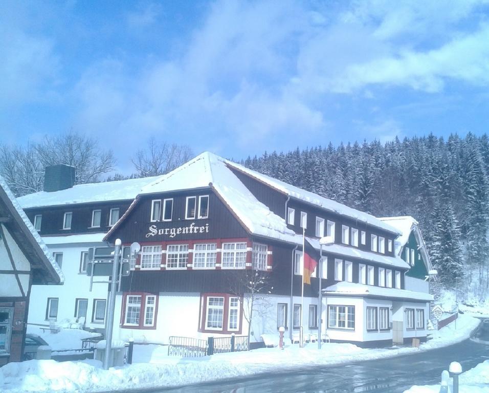 Hôtel Ostalgie Ferienheim Sorgenfrei Extérieur photo